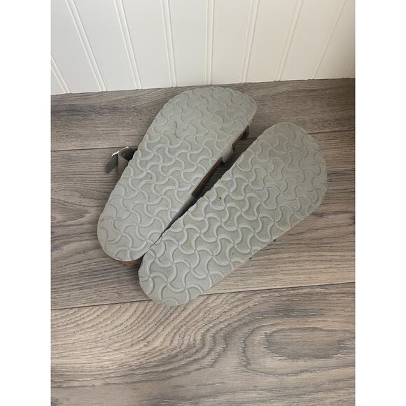 Birkenstock Mayari Women's Sz. 40 Sandals Stone Birko-Flor Nubuck, Leather - Picture 5 of 5